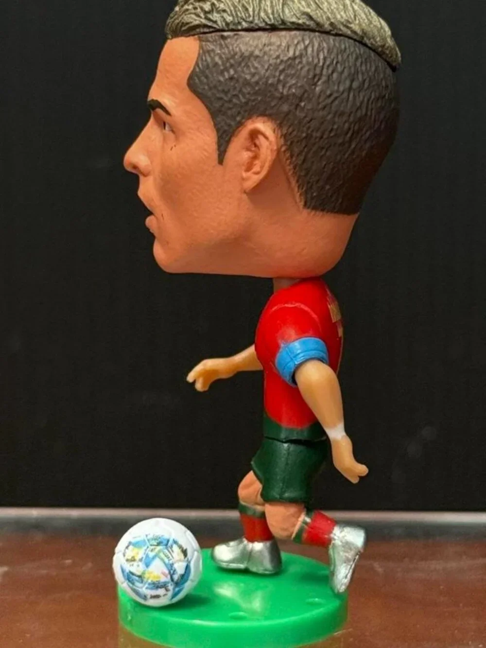 Cristiano Ronaldo Portugal Fat Head Figurine – Poseable Soccer Collectible